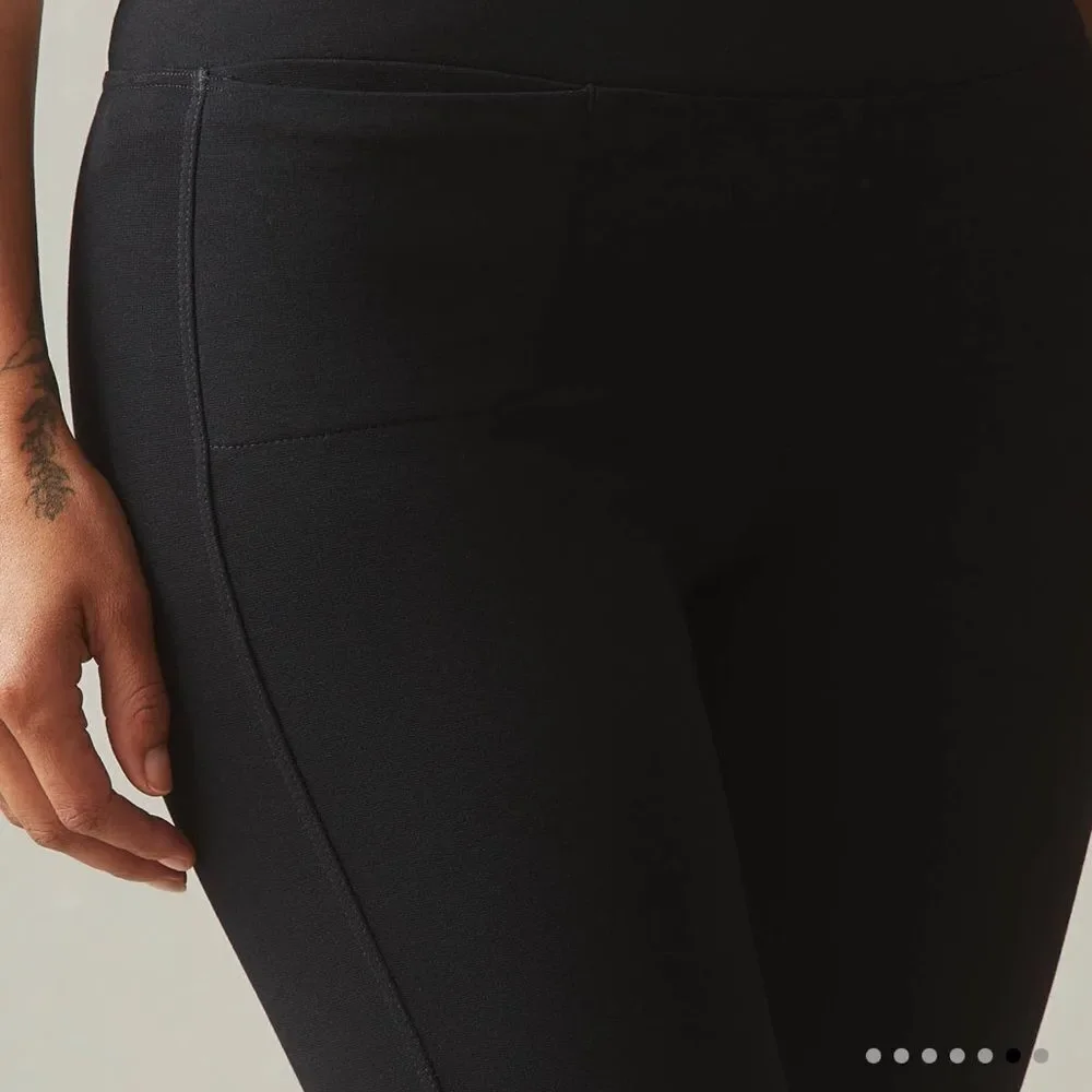 American Giant Black Ponte Pants